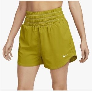 Nike One Women's Dri FIT Ultra High Waisted 3" Brief Lined Shorts size medium